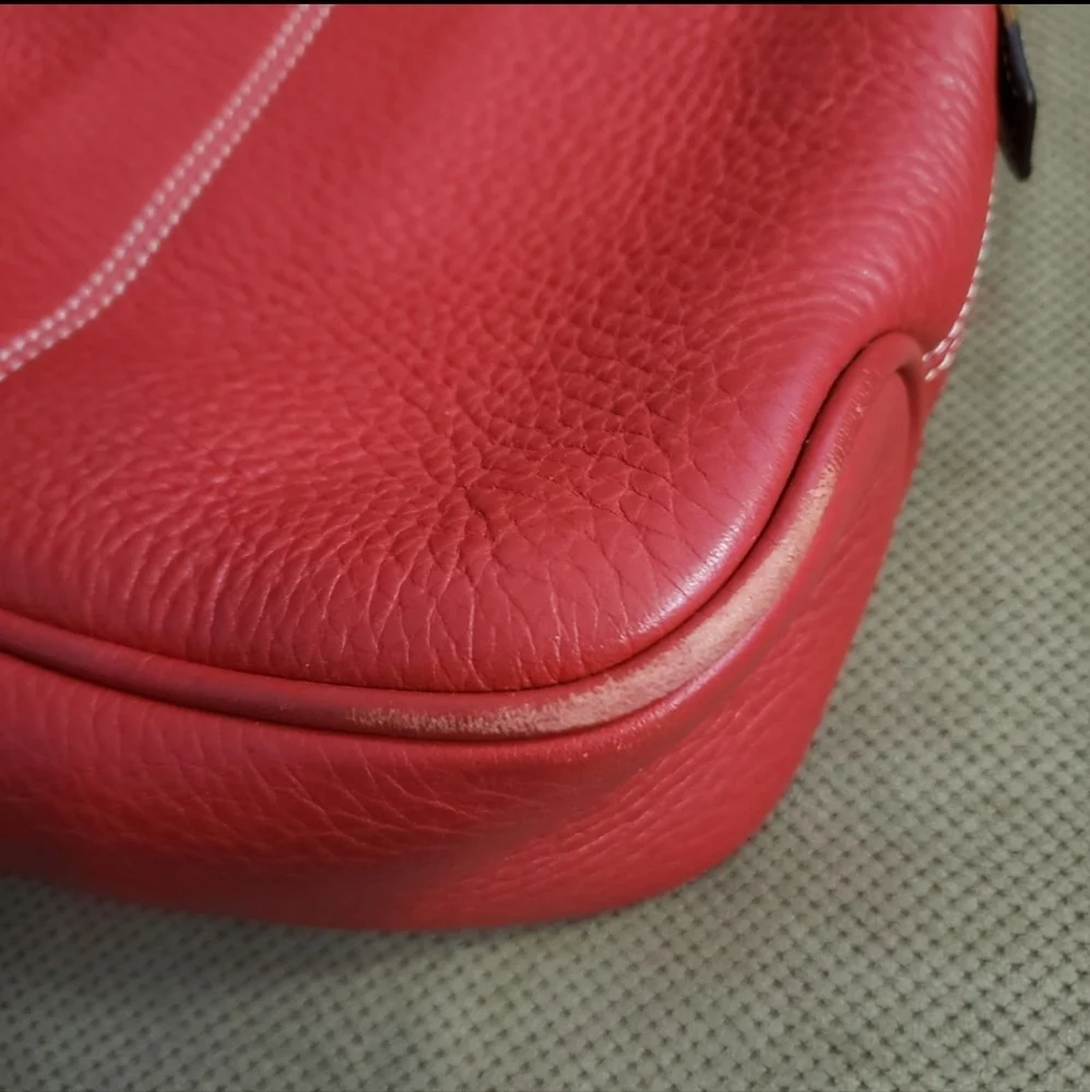 Dooney & Bourke all weather leather vintage red backpack